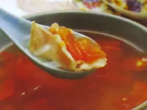 番茄肉片湯