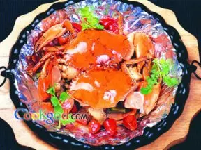 鐵板酸菜蟹