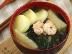 日式鮮蝦味增湯