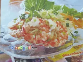 木瓜絲鮮蝦沙拉