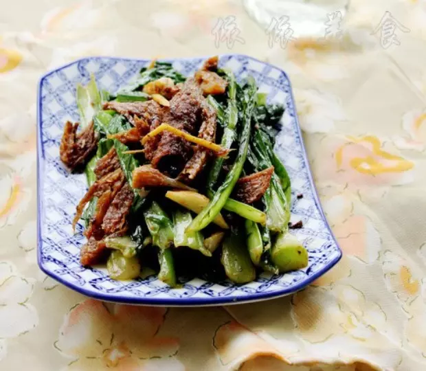 豆豉鯪魚炒油麥菜