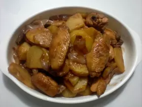 豆酱土豆炒鸡肉