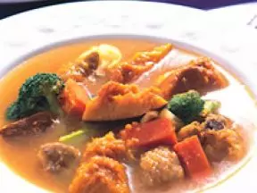 咖喱南瓜鸡肉汤
