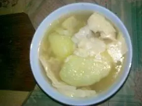 土豆腐竹排骨汤