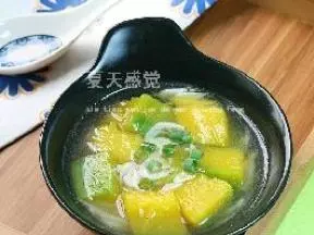 南瓜虾皮汤