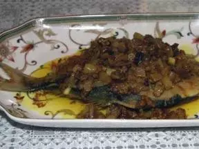 咖喱鯧魚裹烤牛肉