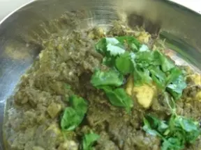 简易版印度菠菜咖喱饭