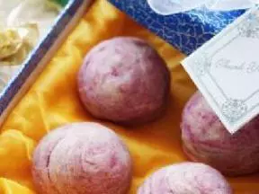 红莲蛋黄紫薯酥（花生油版）