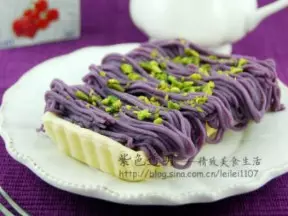紫薯奶酪派