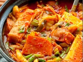 美式韩国豆腐煲