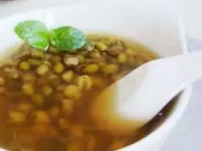 薄荷绿豆汤
