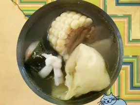 玉米鱼蛋汤