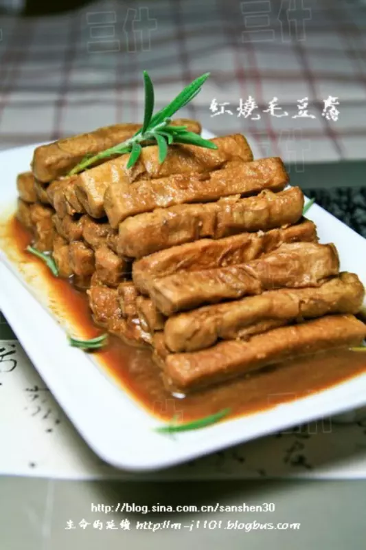 红烧毛豆腐