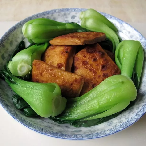 豆腐乾油菜