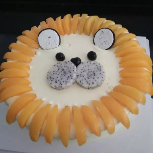 狮子蛋糕制作