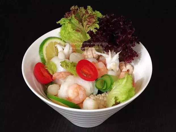 海鲜蔬菜沙拉