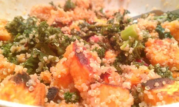 Quinoa，Kale and Sweet potato Salad
