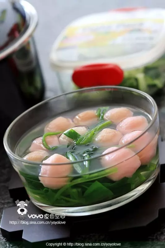 菠菜魚丸湯