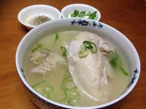 韩式参鸡汤삼계탕，简单做料理