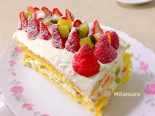 三層水果蛋糕