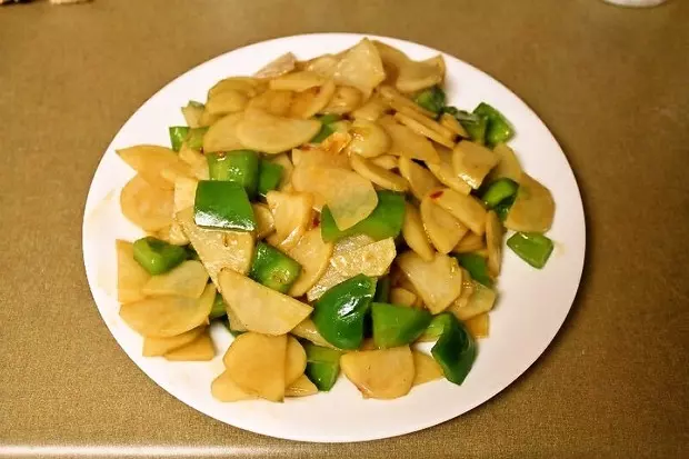 懒人版青椒土豆片