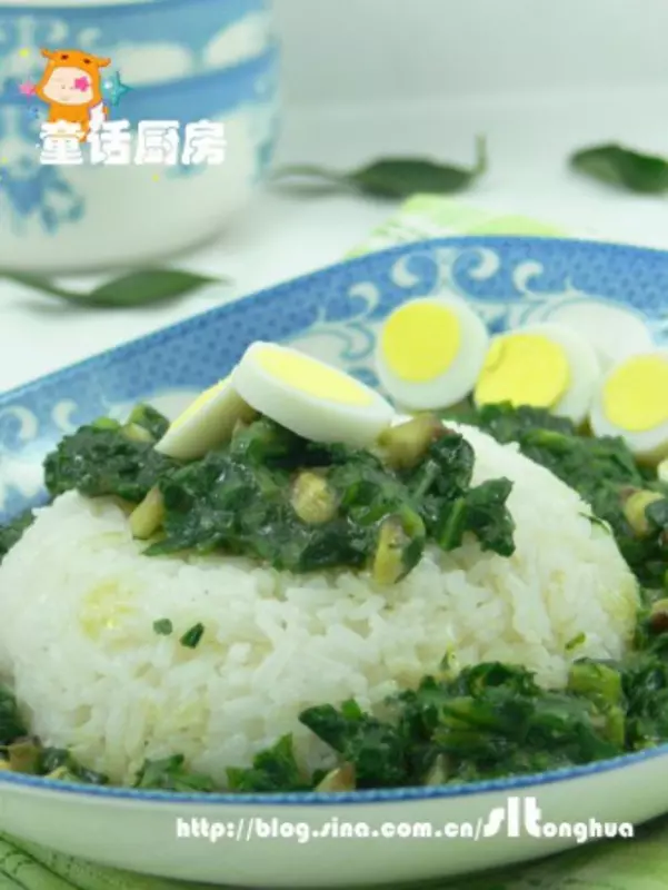 菊花菜煳盖米饭