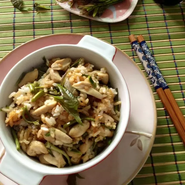 香椿醬油拌飯