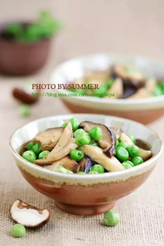 雜菇炒豌豆