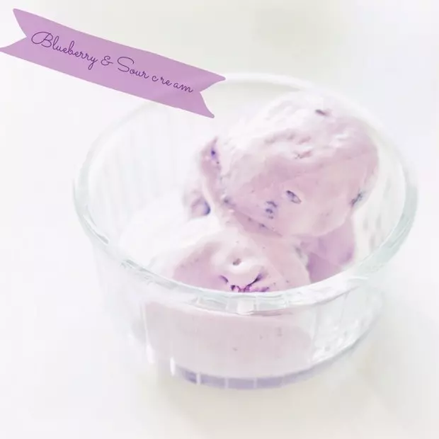 藍莓酸奶油冰淇淋