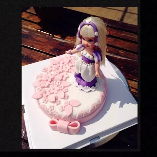 翻糖公主蛋糕