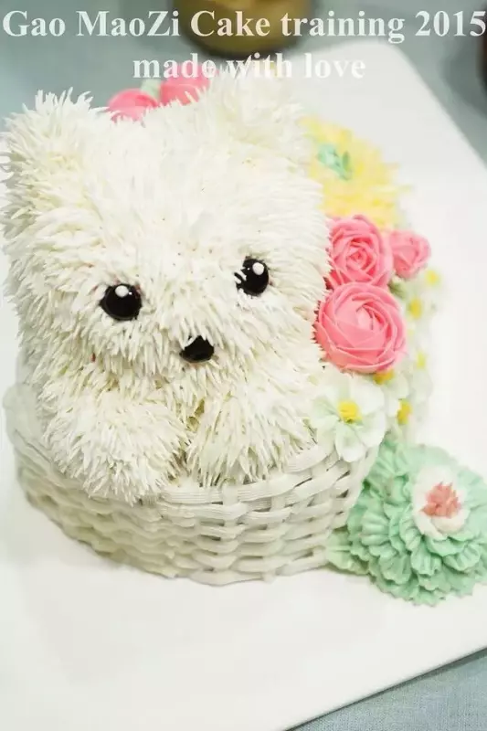 韩式裱花创意蛋糕