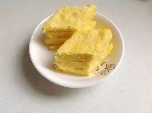 【快手辅食】红薯蒸蛋糕（12m+）