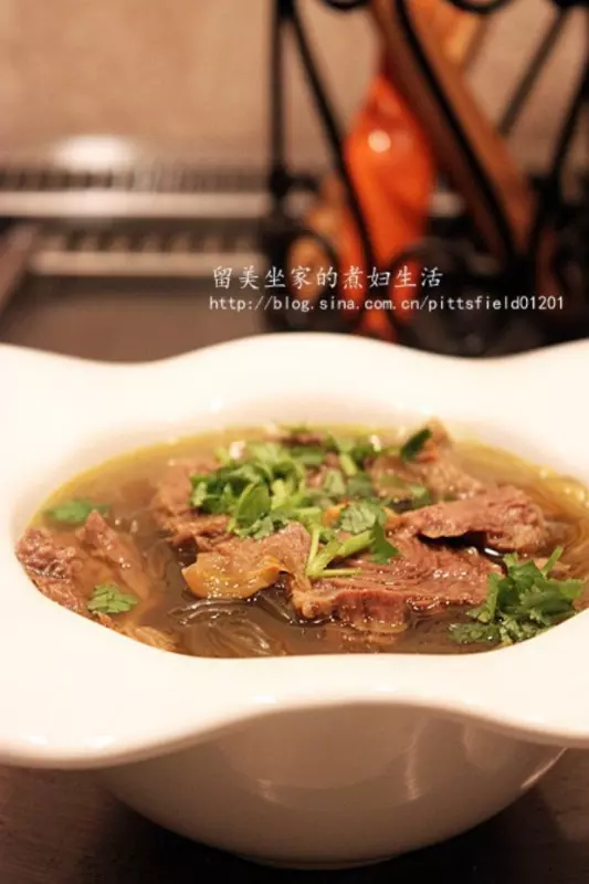 咖喱牛肉粉丝汤