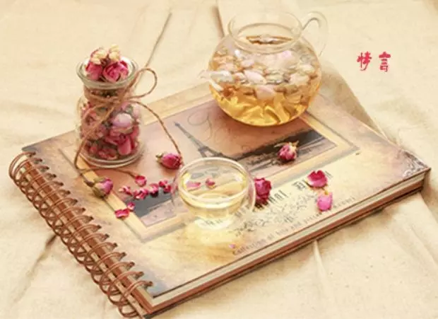 法兰西粉玫瑰花茶