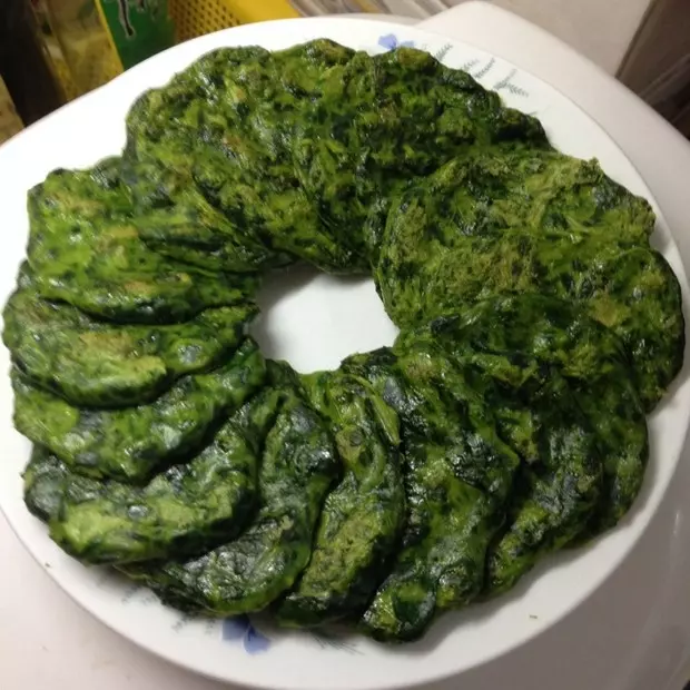 宝宝辅食：菠菜虾皮煎饼（8m+）