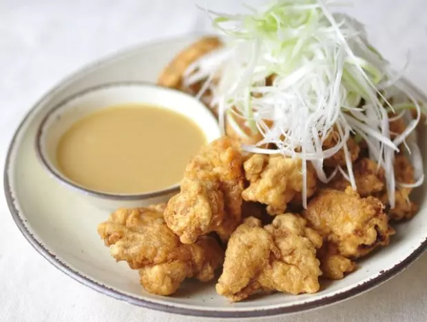 韩国料理——葱丝炸鸡(파닭)