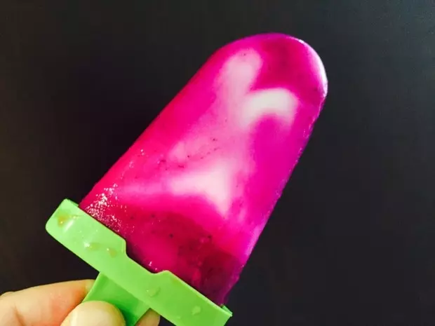 火龙果酸奶冰糕