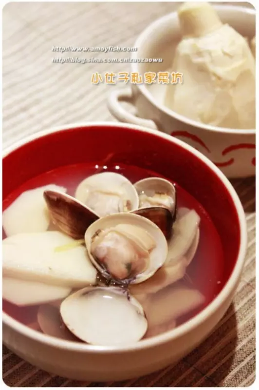 文蛤綠筍湯