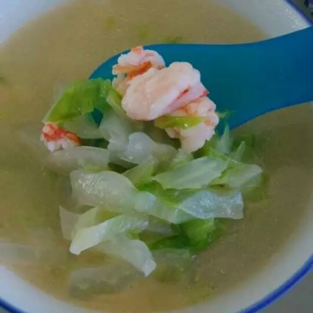 白菜虾仁汤