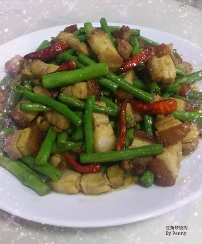 ~超下飯家常菜~豆角炒燒肉~