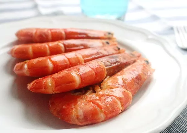 鹽煎阿根廷紅蝦——最樸素的做法