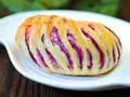 紫薯花式面包的做法