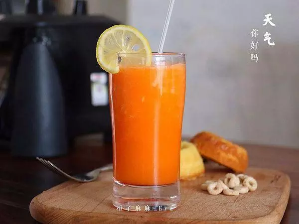 红萝卜雪梨汁的做法