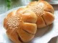 花形豆沙面包的做法