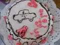 给儿子4岁生日的礼物,自制汽车奶油蛋糕,很简单的做法