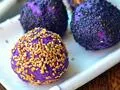 健康甜点奶香紫薯球的做法