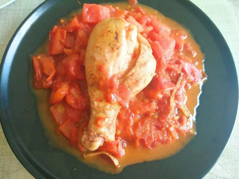 番茄酱烧鸡腿（少油）
