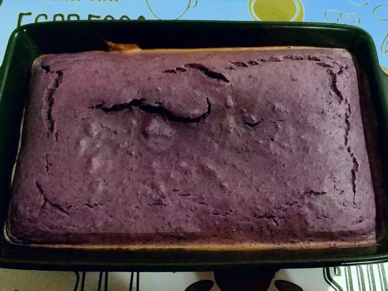 紫薯牛奶鸡蛋糕