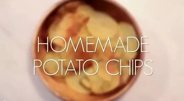 #LEAF美食# Homemade Potato Chips（烤土豆片）