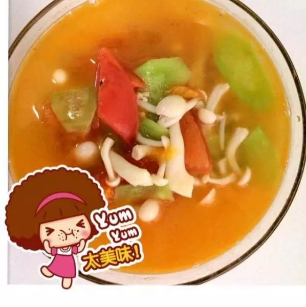 蔬菜汤（超简单）